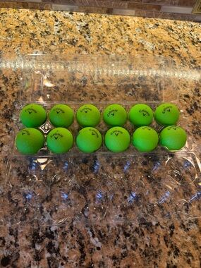 Callaway Bright Green Golf Balls - Dozen